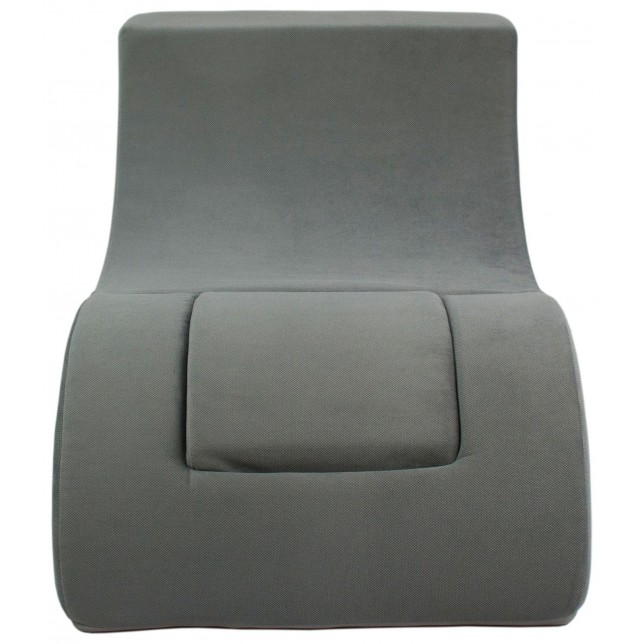 Pilkas foteliukas gultukas su staliuku - Folded