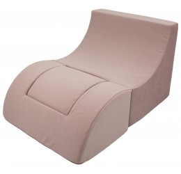 Violetinis fotelis gultas su mini staliuku - Folded