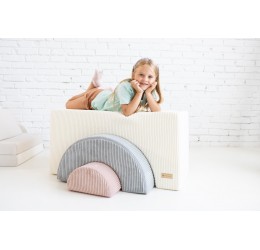 Spalvingos minkštos kaladėlės - Soft paly rainbow