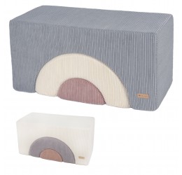 Spalvingos minkštos kaladėlės - Soft paly rainbow