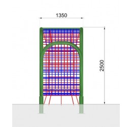 Didelė lynų laipynė su tuneliu - TUBULAR