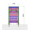 Didelė lynų laipynė su tuneliu - TUBULAR