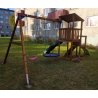 Žaidimų aikštelė su 2 čiuožyklomis - COMBO SWING