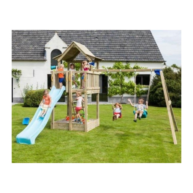 Medinės konstrukcijos žaidimų aikštelė - Playground