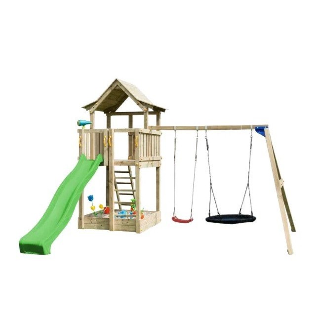 Medinės konstrukcijos žaidimų aikštelė - Playground
