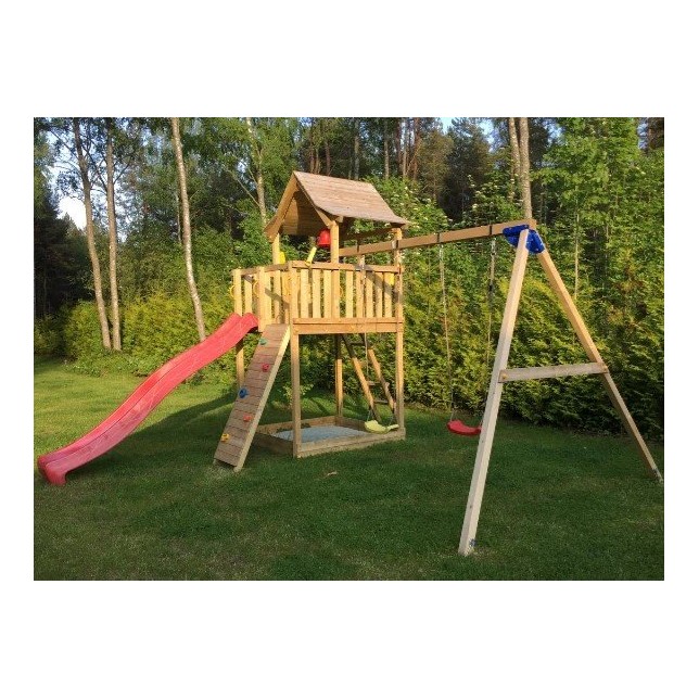 Medinės konstrukcijos žaidimų aikštelė - Playground