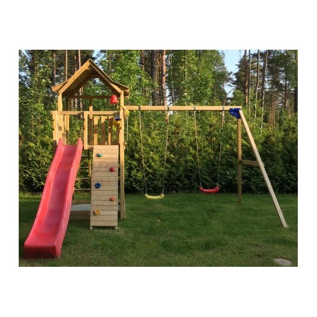 Medinės konstrukcijos žaidimų aikštelė - Playground