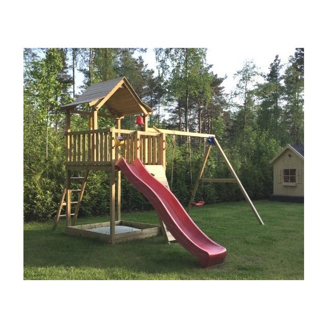 Medinės konstrukcijos žaidimų aikštelė - Playground