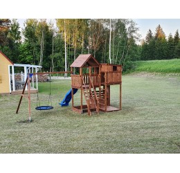 Impregnuota žaidimų aikštelė - Palazzo + Swing