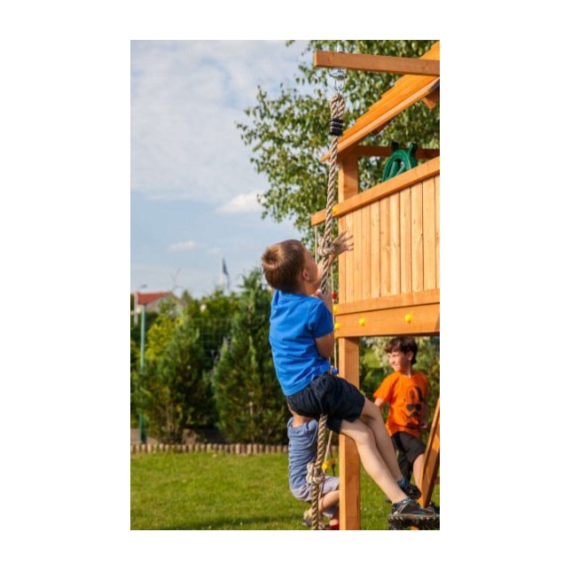 XXL dydžio žaidimų aikštelė su laipynėmis - Fun Gym