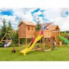 Didelė žaidimų aikštelė su namukais - FORTRESS Toybox Rainbow