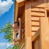 Didelė žaidimų aikštelė su namukais - FORTRESS Toybox Rainbow