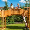 Didelė žaidimų aikštelė su namukais - FORTRESS Toybox Rainbow