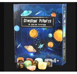 Įvairių planetų brangakmenių kolekcija