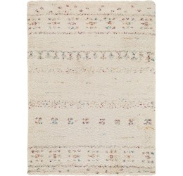 Šviesus kilimas su rudais akcentais 160x230 cm