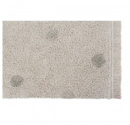 Skalbiamas kilimas su taškučiais - "Hippy Dots" 120 x 160 cm