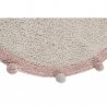 Pastelinių spalvų apvalus Bubbly kilimas Ø120 cm