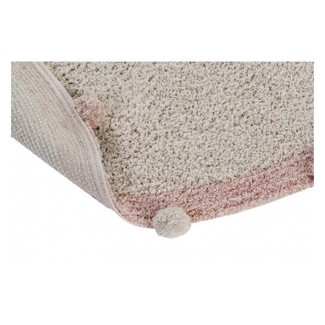 Pastelinių spalvų apvalus Bubbly kilimas Ø120 cm