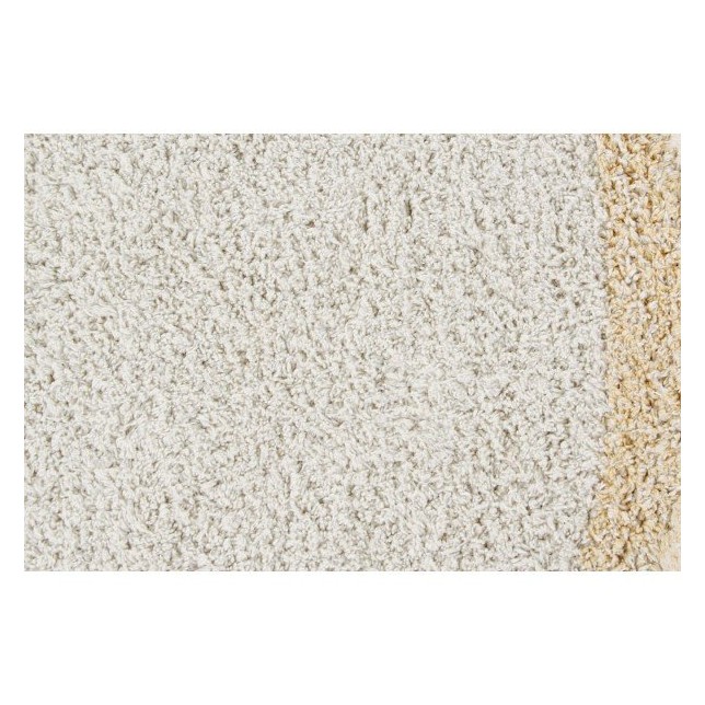 Apvalus Bubbly skalbiamas kilimas - "Natural Honey" Ø120 cm