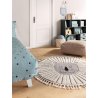 Kids rug Momo Grey ø 120 cm round