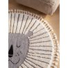 Kids rug Momo Grey ø 120 cm round