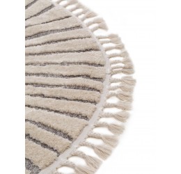 Kids rug Momo Grey ø 120 cm round