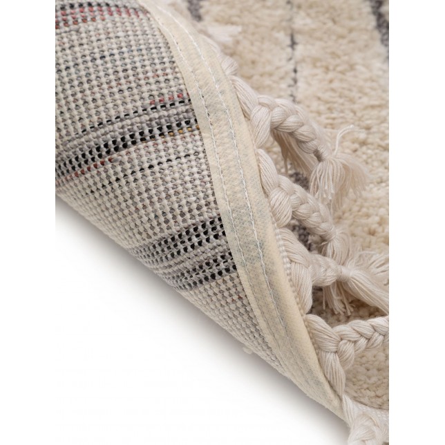 Kids rug Momo Grey ø 120 cm round