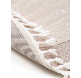 Kids rug Momo Beige ø 120 cm round
