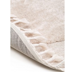 Kids rug Momo Cream ø 120 cm round