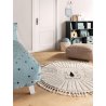 Kids rug Momo Cream ø 120 cm round
