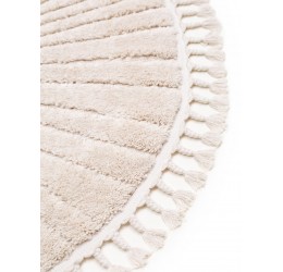 Kids rug Momo Cream ø 120 cm round