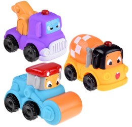 Statybinių automobilių komplektas, 3vnt.