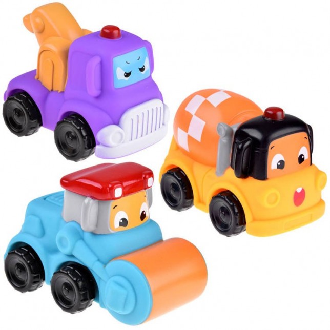 Statybinių automobilių komplektas, 3vnt.