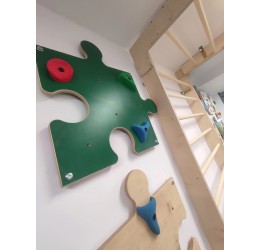 Laipiojimo sienelės komplektas - puzzle wall / 6 vnt