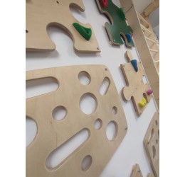 Laipiojimo sienelės komplektas - puzzle wall / 6 vnt