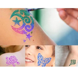 Blizgančių tatuiruočių rinkinys