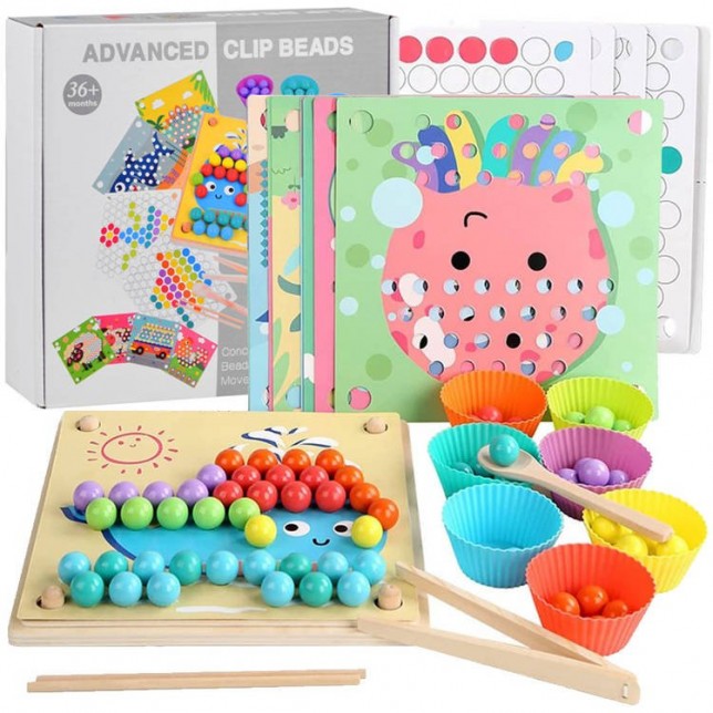 Montessori mokomoji dėlionė -  Mozaikos