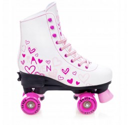Riedučiai - Trista White/Pink 35-38