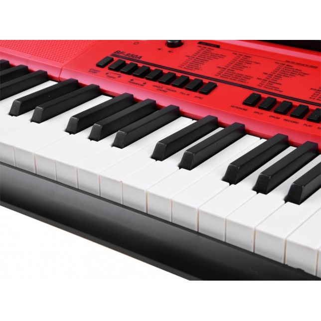 Didelis pianinas su mikrofonu