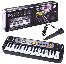 Juodas vaikiškas pianinas