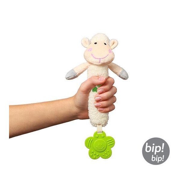 BabyOno cypsiukas - žaisliukas su kramtuku - Avelė