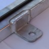Žaidėjų konstrukcija su suoliuku - grindimis - Dugout