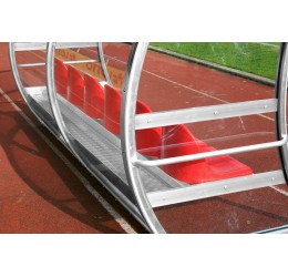 Žaidėjų konstrukcija su suoliuku - grindimis - Dugout