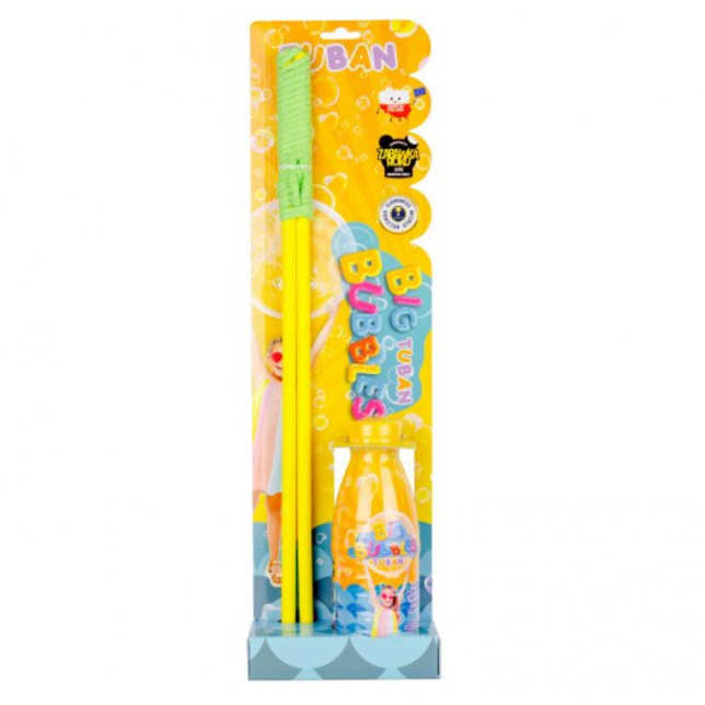 Tuban rinkinys dideliems burbulams + skystis 400 ml