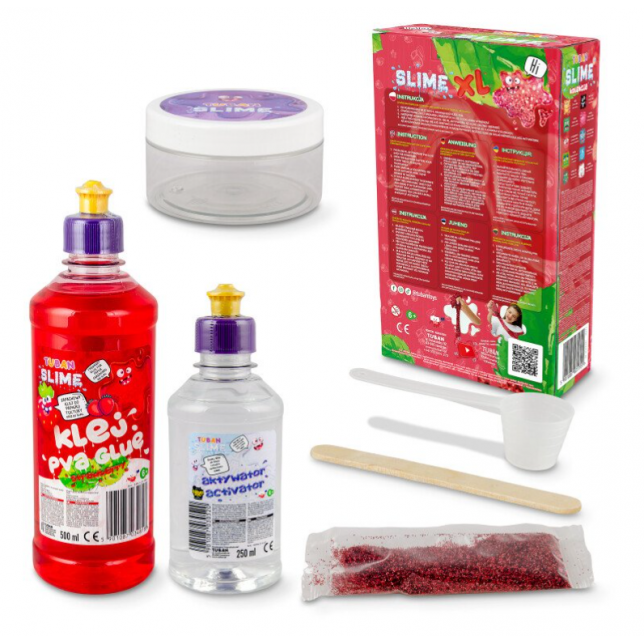 Pasidaryk pats slime rinkinys XL - Braškė