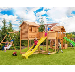 MAXI SET aikštelė su 2 namukais - PLAY BOX