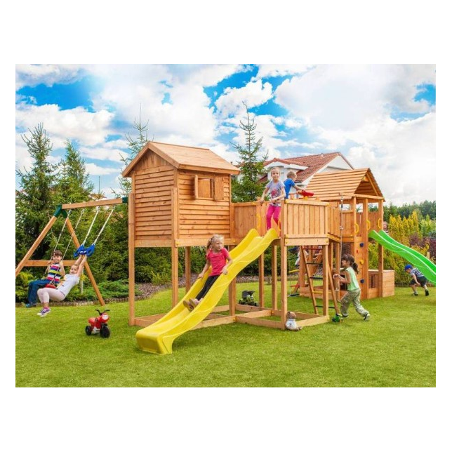 MAXI SET aikštelė su 2 namukais - PLAY BOX