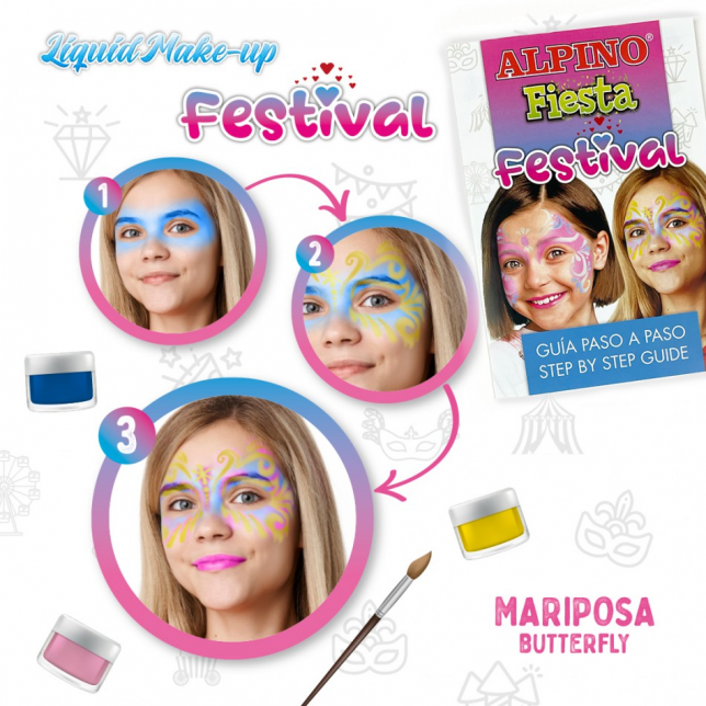 Veiduko dekoravimo rinkinys ''Festival''
