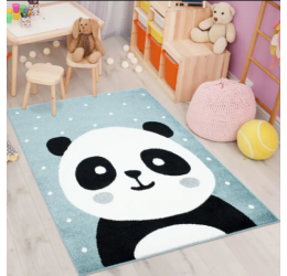 Melsvas kilimas "Panda"