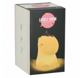 RGB silikoninė naktinė lempa - vienaragis